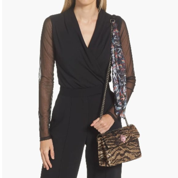 KURT GEIGER LONDON Mini Kensington Sequin Shoulder Bag w/dust bag. New w/tag. - Picture 3 of 5